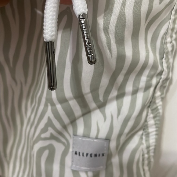 All Fenix men’s patterned tie waist swim trunks - Picture 2 of 7